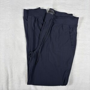 Vintage Genes Performance Joggers Pants Mens Medium Royal Blue‎ Drawstring Waist